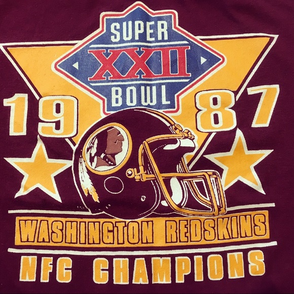 1987 Washington Redskins Super Bowl XXII T-Shirt - Picture 2 of 6
